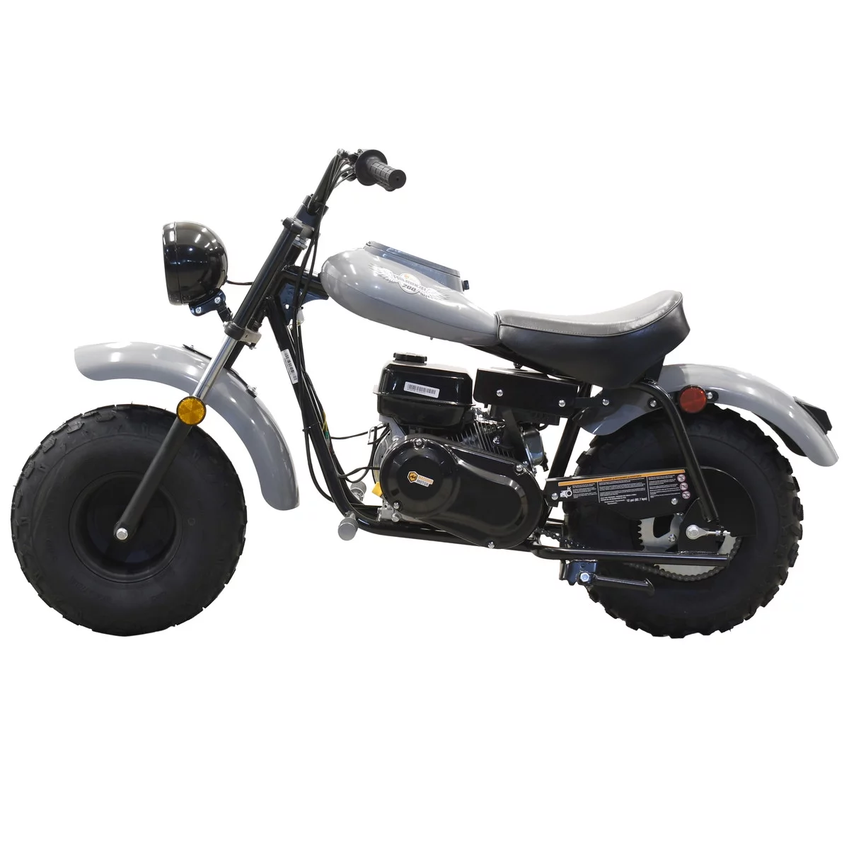 Massimo Motor Mini Bike MB200 6.5HP Gas Powered 200cc Motorcycle (Gray)