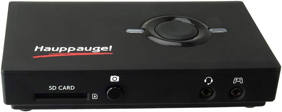 HAUPPAUGE HD PVR Pro 60 HD 4K in/Out 1080P 60fps Capture and Streaming PC Connected and Stand Alone for Zoom Skype YouTube Live and Twitch 1684