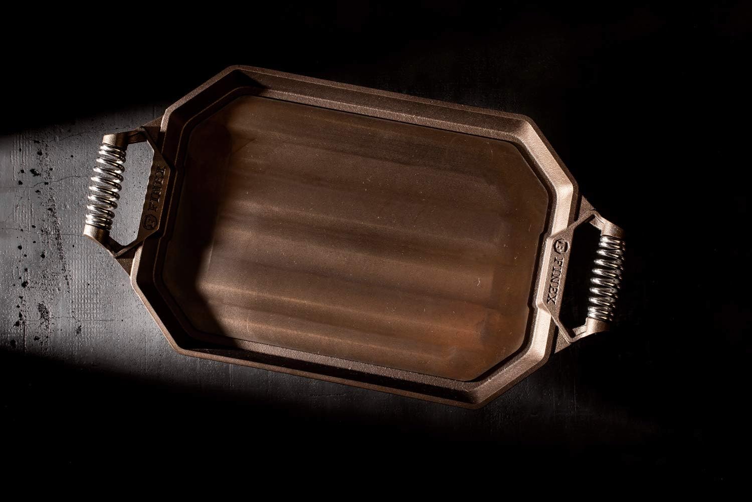 FINEX Cast Iron Double Burner Griddle