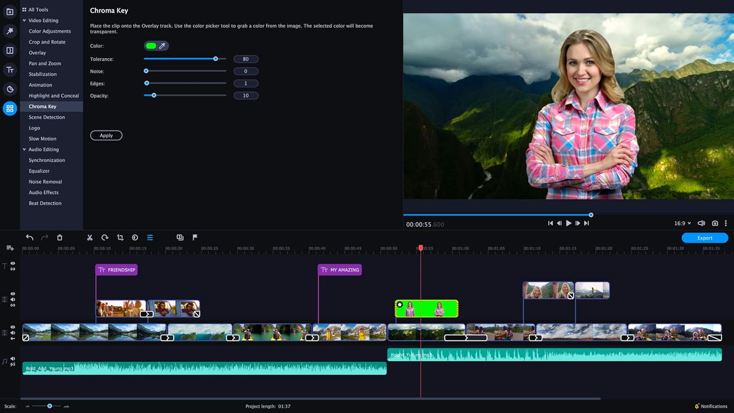 Movavi Video Editor Plus 2021 Personal license (Activation Key Card) Pack of 2