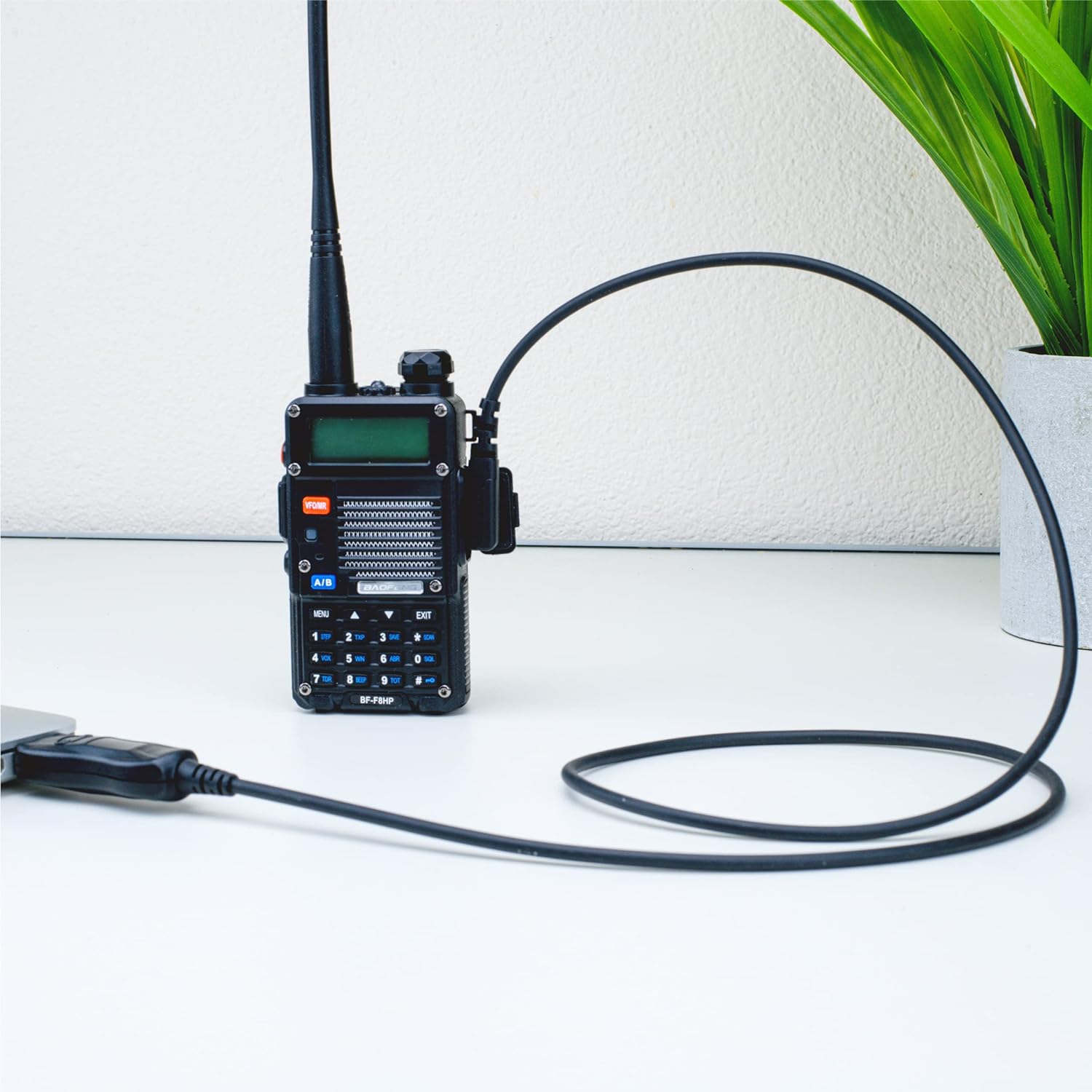 BTECH PC03 FTDI Genuine USB Programming Cable for BTECH, BaoFeng UV-5R BF-F8HP UV-82HP BF-888S, and Kenwood Radios