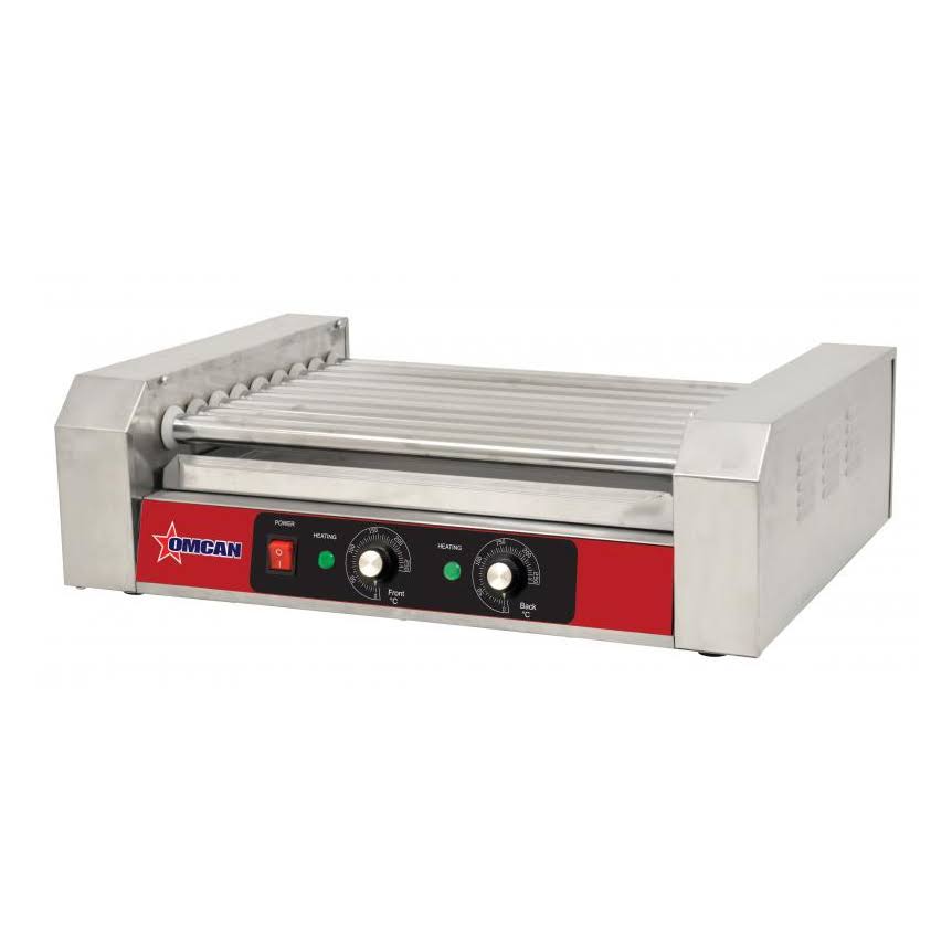 Omcan Electric Hot Dog Roller w/ 9 Rollers 1200W|44133