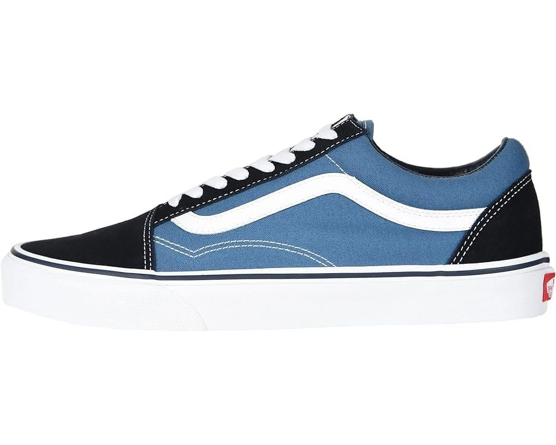 Vans Unisex Old Skool Canvas Shoes - Navy - 8.5 Women/7 Men