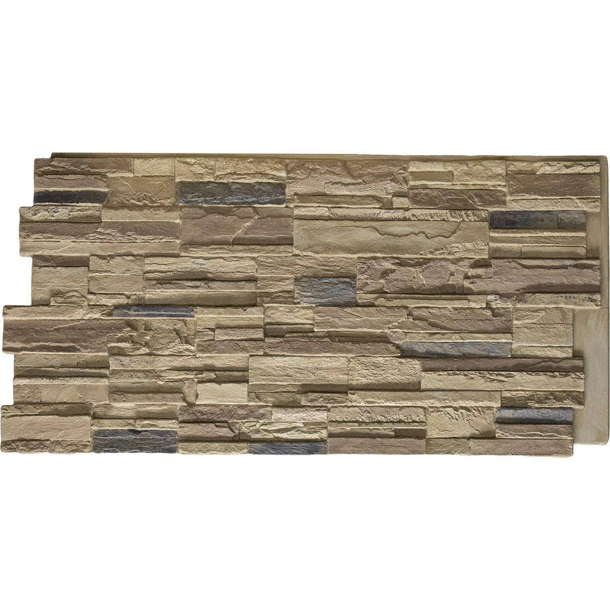 Cascade Stacked Stone, Stonewall Faux Stone Siding Panel (Colfax)