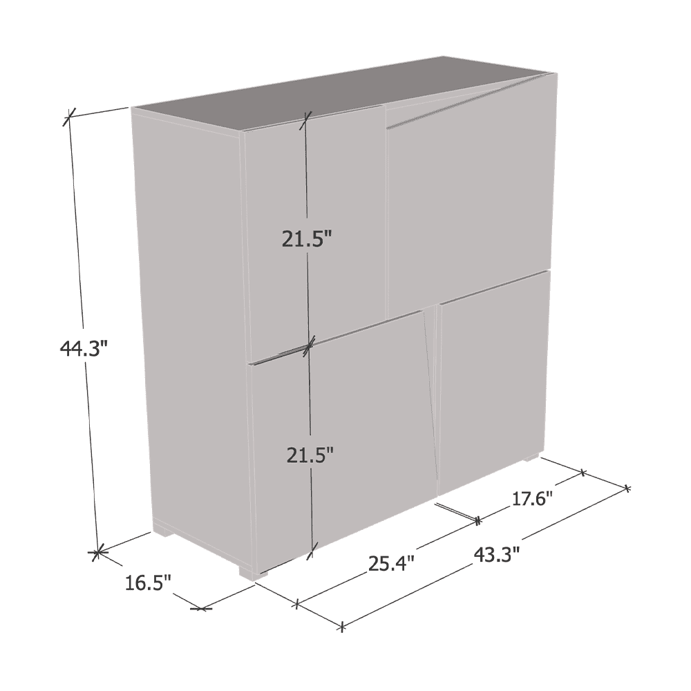 Skos 4D 43" Sideboard
