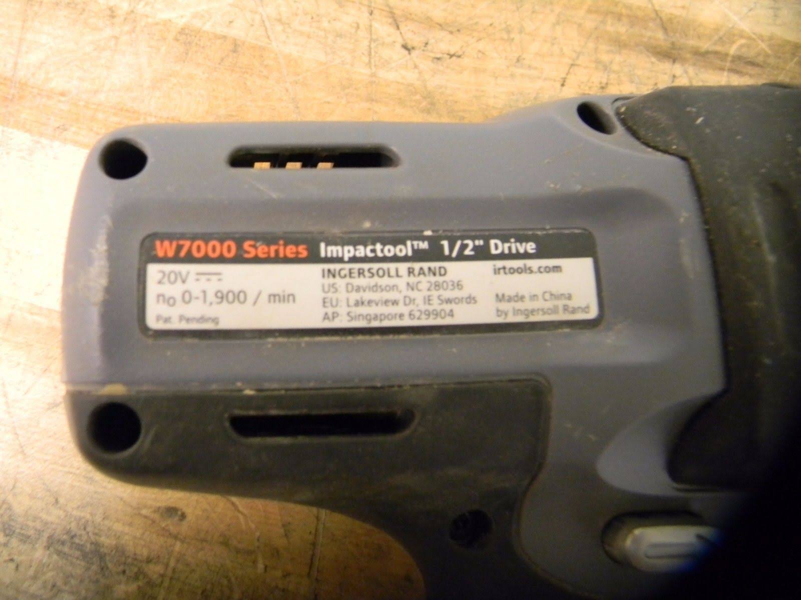 Ingersoll Rand W7150 Iqv20 Li-ion 1/2x22 Drive Impact Wrench - Bare Tool Only