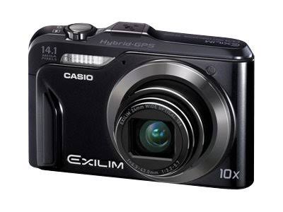 Casio EXILIM Hi-Zoom EX-H20G - Digital camera - compact - 14.1 MP - 720p - 10x optical zoom - flash 14.5 MB - black