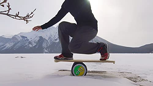 INDO BOARD Original Training Package - Balance Board for Fitness and Fun - Comes with 30" X 18" Deck, 6.5" Roller, 14" IndoFLO Cushion and An Exercise Poster - Multiple Deck Designs Available