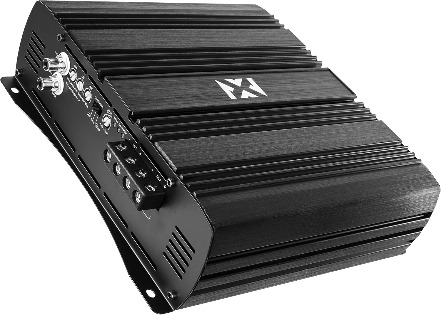 NVX XAD41 1200W RMS 1-OHM Stable Full Bridge Class D High Power Competition Full Range Bridgeable 4-Channel Car Audio MOSFET Amplifier