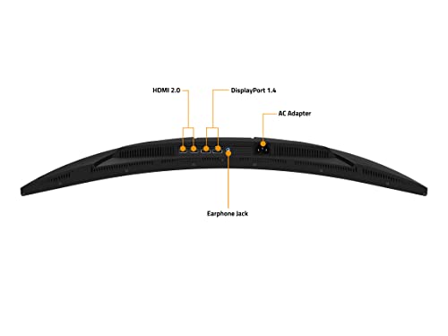 GIGABYTE GS34WQC 34" 1440P Curved Gaming Monitor, 3440x1440 VA 1500R Display, 1ms (MPRT) Response Time, HDR Ready, FreeSync Premium