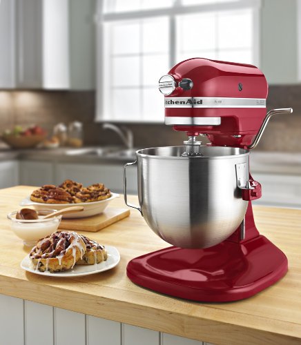 KitchenAid Pro 500 Series 10-Speed 5-Quart Stand Mixer, Empire Red