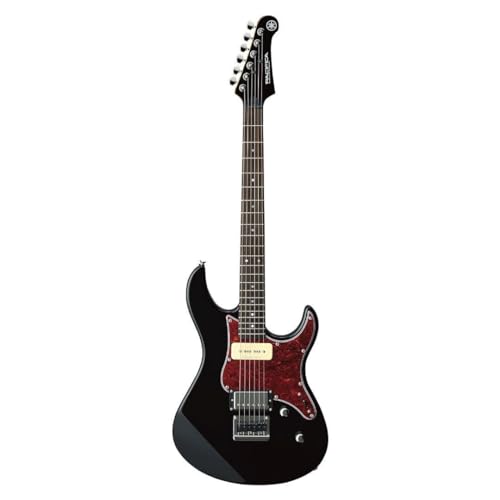 YAMAHA 6 String Solid-Body Electric Guitar, Right, Translucent Black, 612VII (PAC612VIIFM TBL)