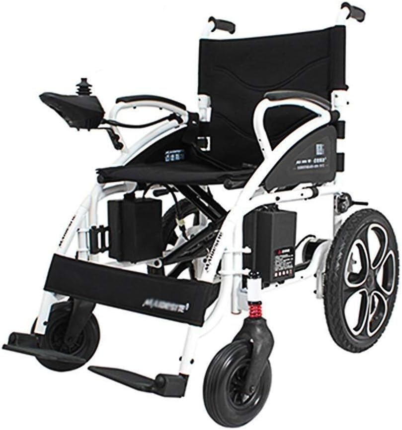 ZTHUAYUAN wheelchairs Compact Foldable Off Power Assist Motorized Wheelchair, Lightweight Folding Carry Electric wheelchairs, Motorized wheelchairs, Motorized wheelchairs 2 * 250 fold