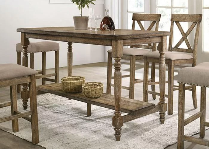 Transitional Cherry Solid Wood TV Stand Set 3pcs Furniture of America Melville