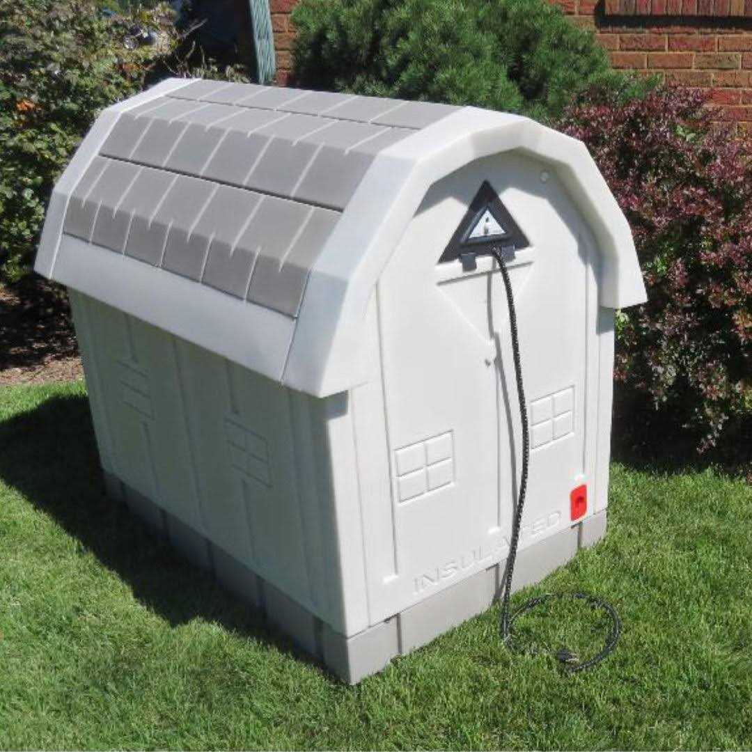 Dog Palace Insulated Dog House with Central Heater - Pet Supplies online store