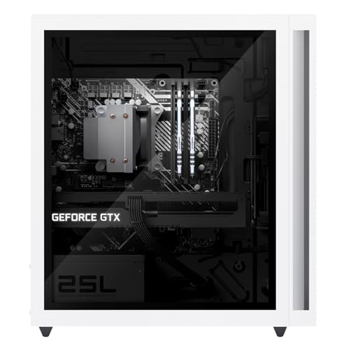 HP OMEN 25L Gaming Desktop PC | AMD Ryzen 5 5600G 6-Core | GeForce GTX 1660 Super | WiFi | HDMI | Display Port | White Lighting CPU Cooler | Windows 11 Home (16GB RAM | 1TB SSD)