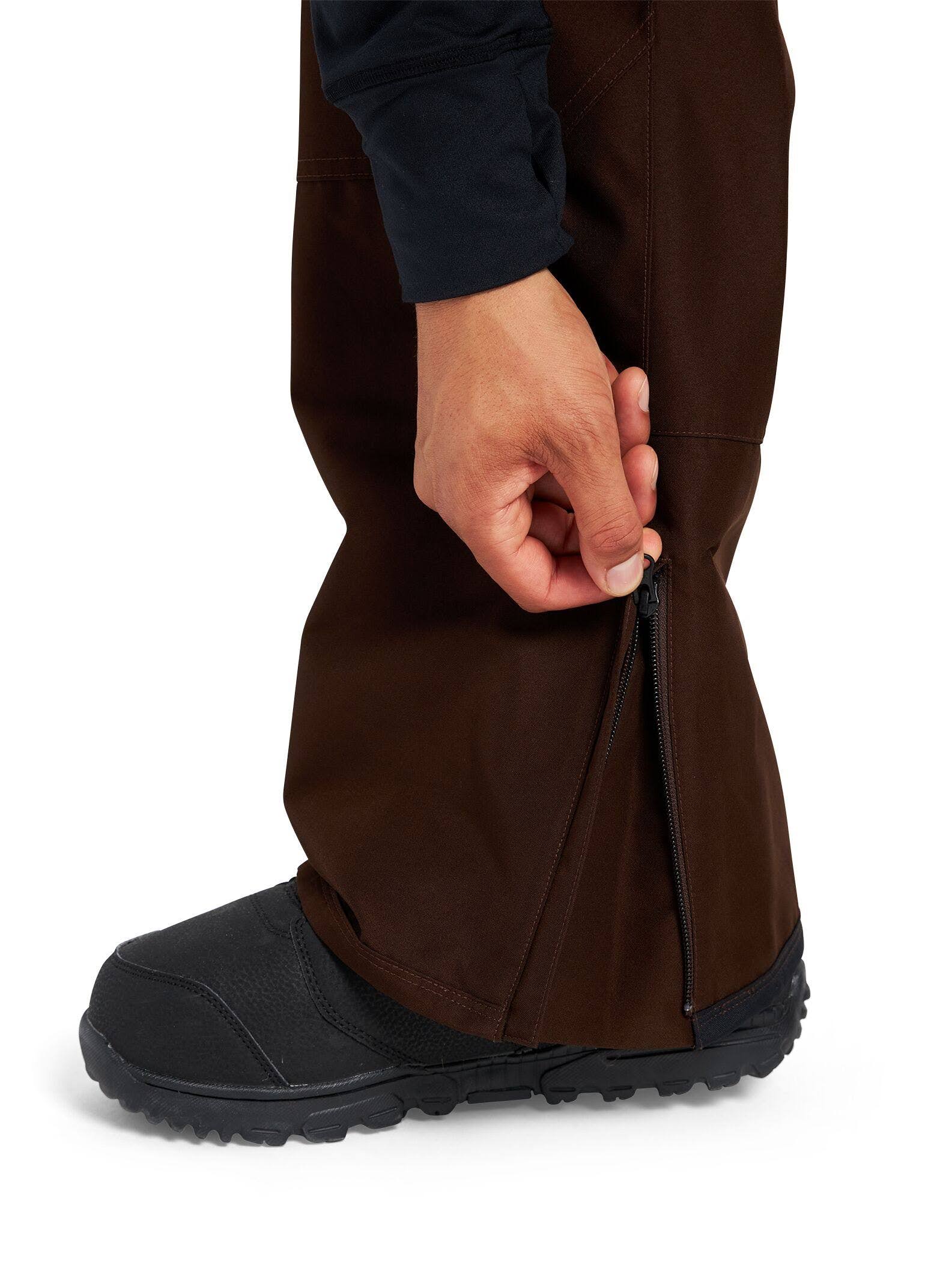 Burton Reserve GORE-TEX Bib Pant - Men&s Seal Brown, L