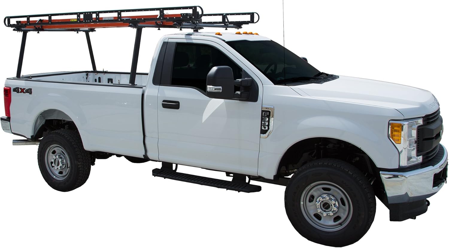 Buyers Products 1501400 Clear Anodized Aluminum Truck Ladder Rack, 1 Pack