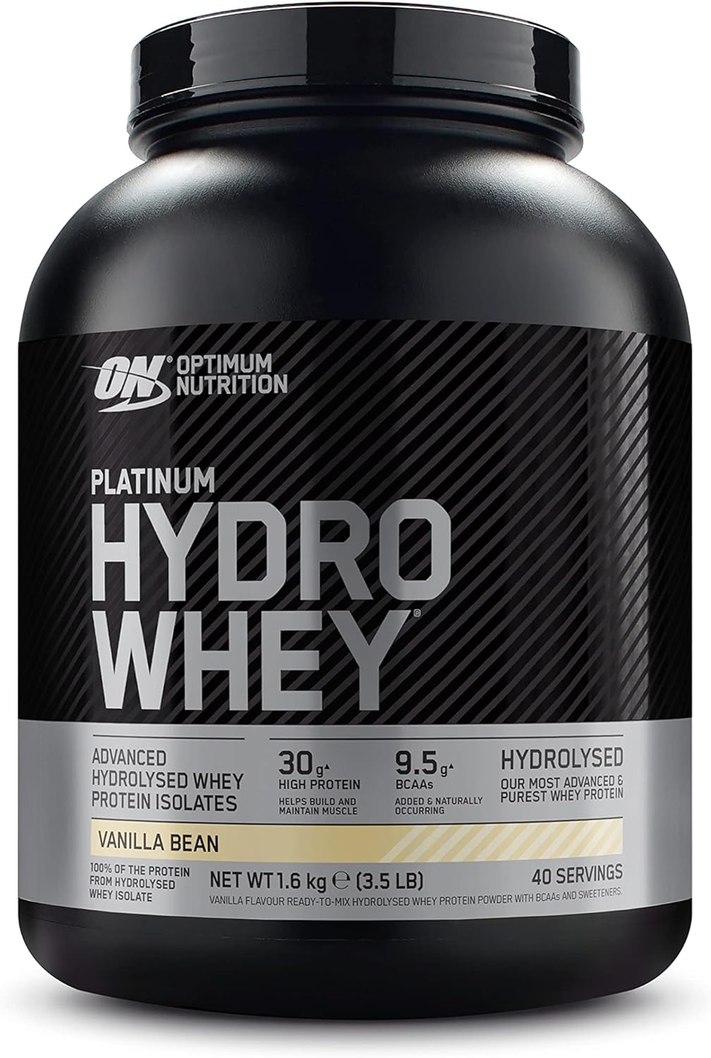 Optimum Nutrition Platinum Hydrowhey Protein Powder, 100% Hydrolyzed Whey Protein Isolate Powder, Flavor: Velocity Vanilla, 3.5 Pounds (Packaging May Vary) Pack of 2
