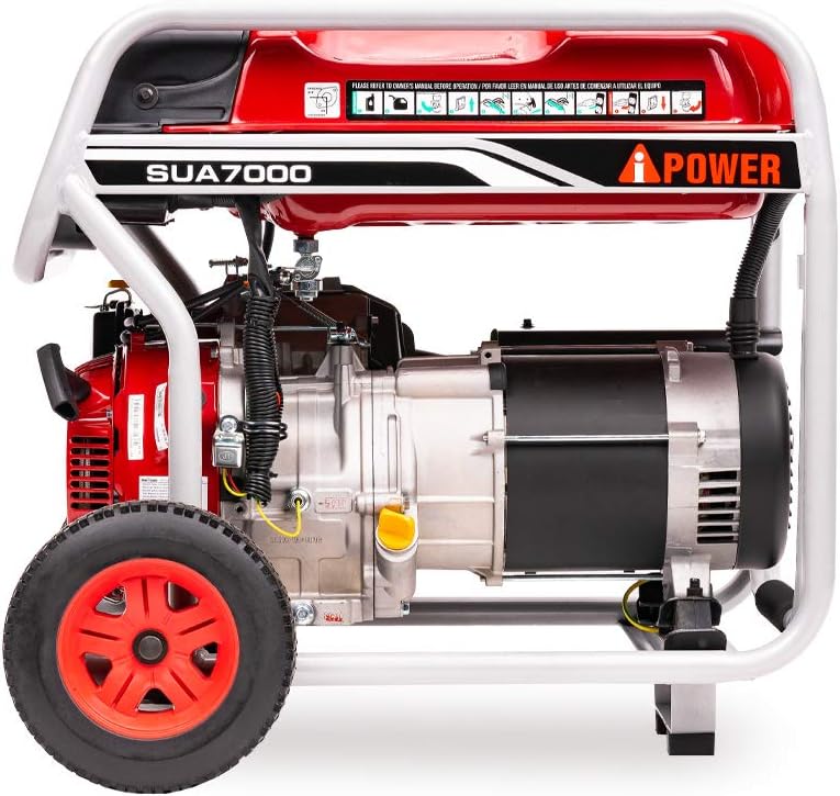 A-iPower SUA4500 4500 Watt Portable Generator Small Gas Powered for Jobsite, RV, and Home Backup Emergency
