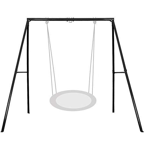 IKARE Heavy Duty Metal Swing Frame, Extra Large Swing Stand for Kids and Adults, Supports up to 440 LBS, Fits for Most Swings, Great for Indoor and Outdoor Activities, Garden, Backyard, Playground