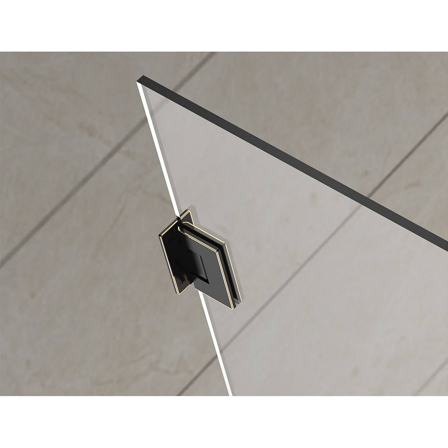 Aston SEN988-CH-38-10 Chrome Aquadica 38x22 x 38x22 x 72x22 Completely Frameless Square Shower Enclosure