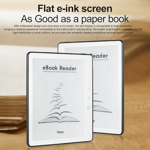 E Book Reader 5.76 Inch Touch Screen, E Ink Technology E Reader Devices, Ultra Thin & Lightweight Digital Notebook, 1GB 16GB Eye Friendly E Reader for Android 8.1