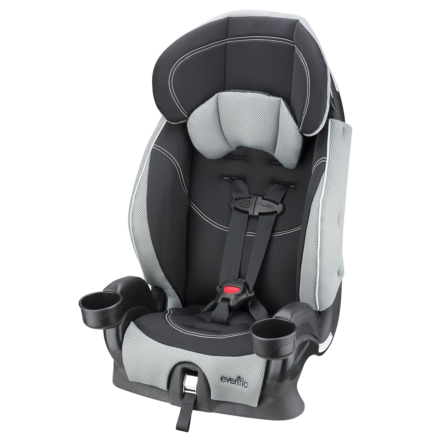 Evenflo Chase Harnessed Booster, Jameson & GoTime LX Booster Car Seat (Chardon Black)
