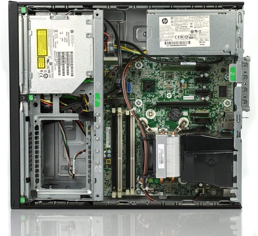 HP 800 G1 Small Form Computer Desktop PC, Intel Core i5 3.2GHz Processor, 16GB Ram, 512GB M.2 SSD,Keyboard & Mouse, WiFi | Bluetooth, HDMI, NVIDIA GeForce GT 1030 2GB DDR5, Windows 10 (Renewed)