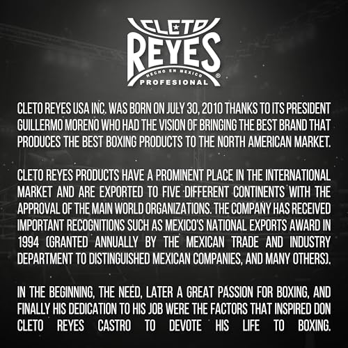CLETO REYES Training Boxing Gloves with Hook and Loop Closure for Sparring and Heavy Punching Bags, Men and Women, MMA, Kickboxing, Muay Thai