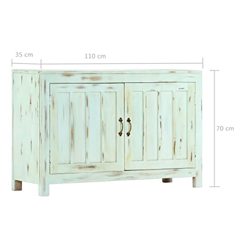 Sideboard Light Pink,Wooden Sideboards,Dinning Room Storage,Buffets Sideboards,for Living Room,Dining Room 43.3"x13.8"x27.6" Solid Mango Wood