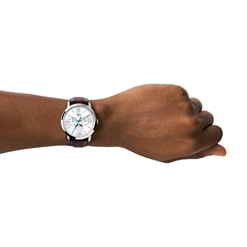 Fossil Neutra Men's Chronograph Watch with Stainless Steel Bracelet or Genuine Leather Band