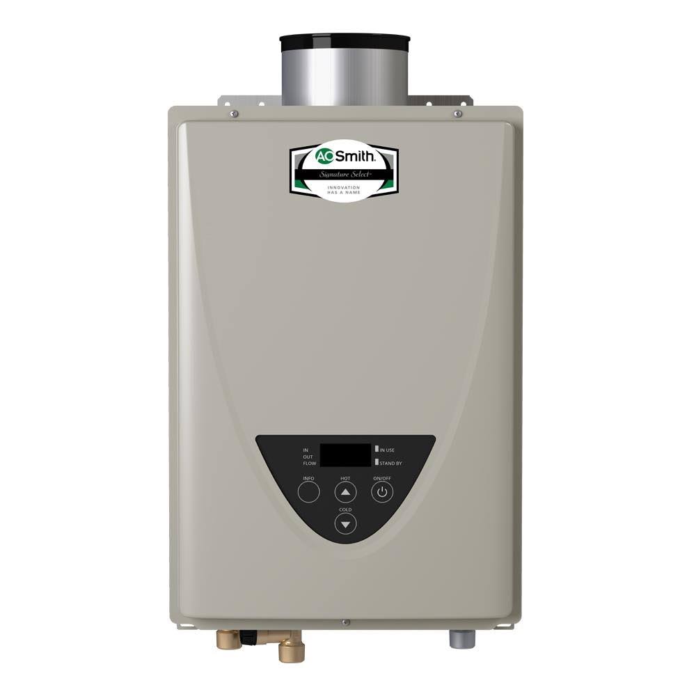 a.o. Smith Signature Select 8-GPM 190000-BTU Indoor Natural Gas/Liquid Propane Tankless Water Heater | GT15-310C-I