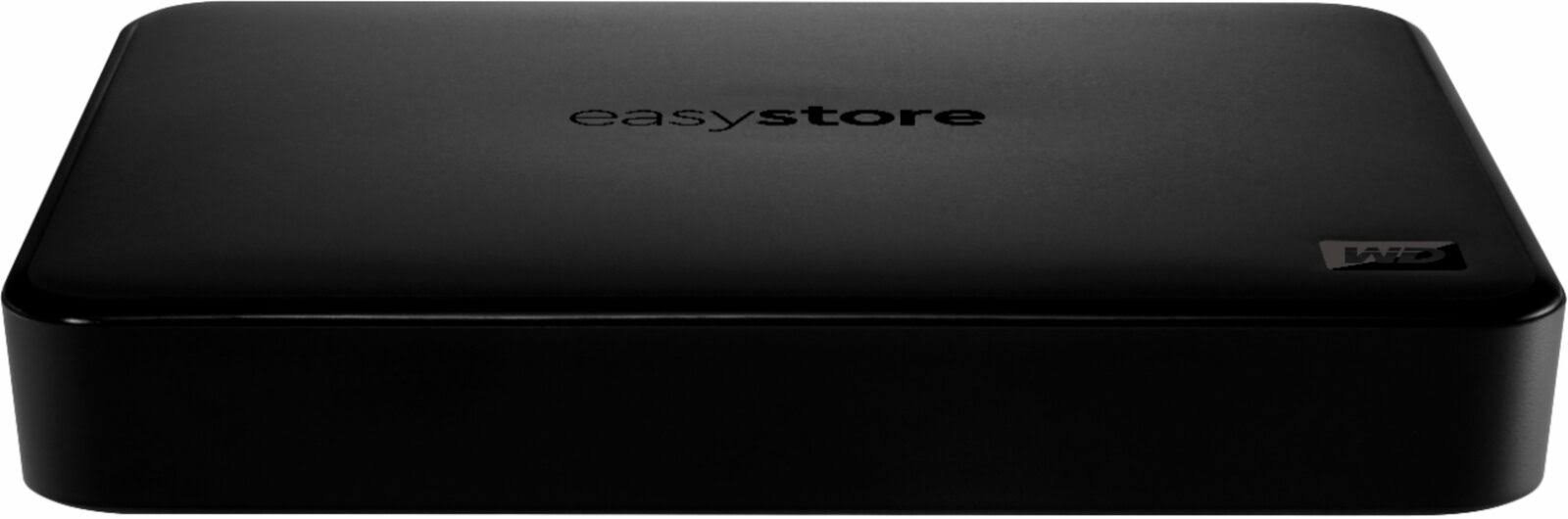 WD - Easystore 5tb External USB 3.0 Portable Hard Drive - Black