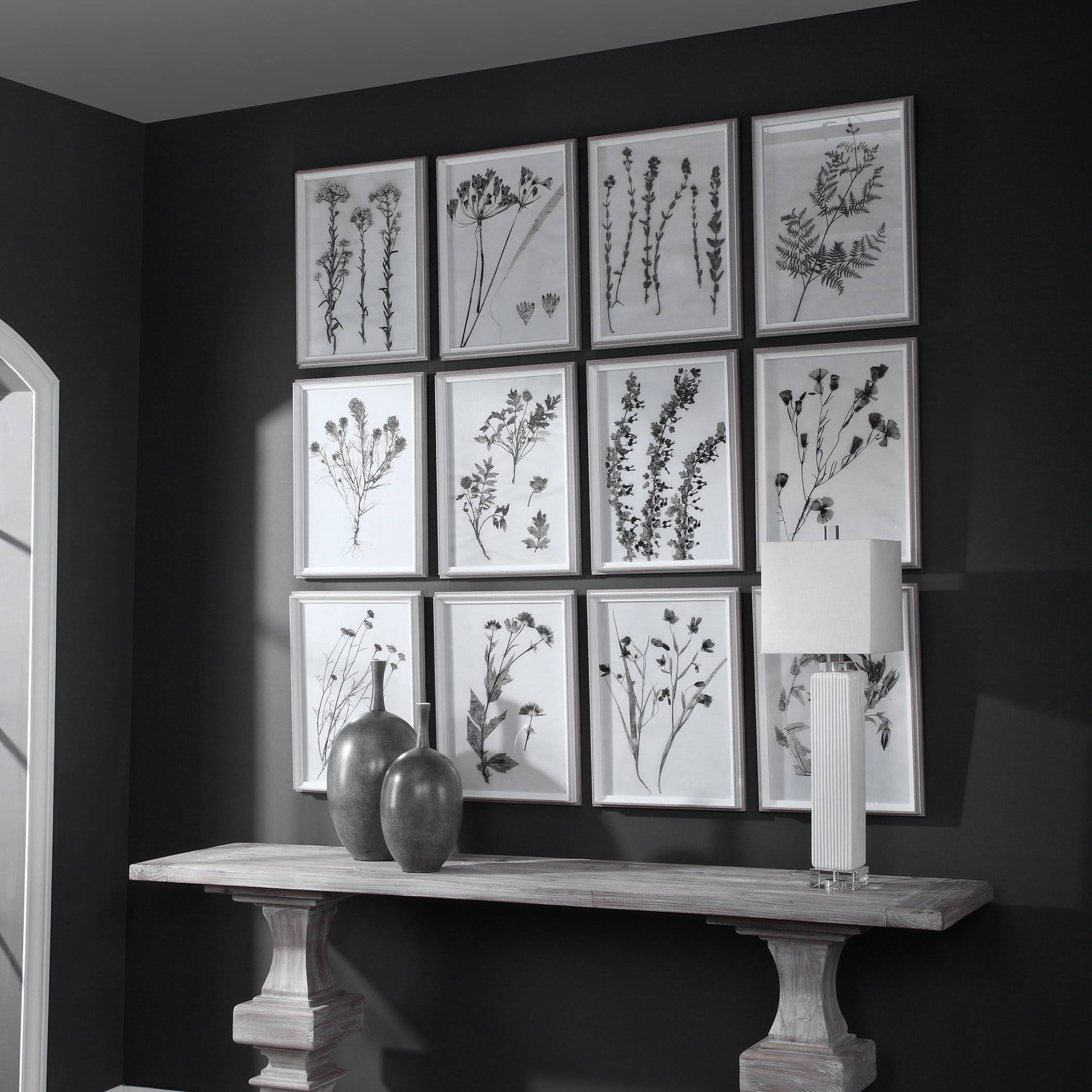 Uttermost - 33713 Contemporary Botanicals Framed Prints (Set of 12)