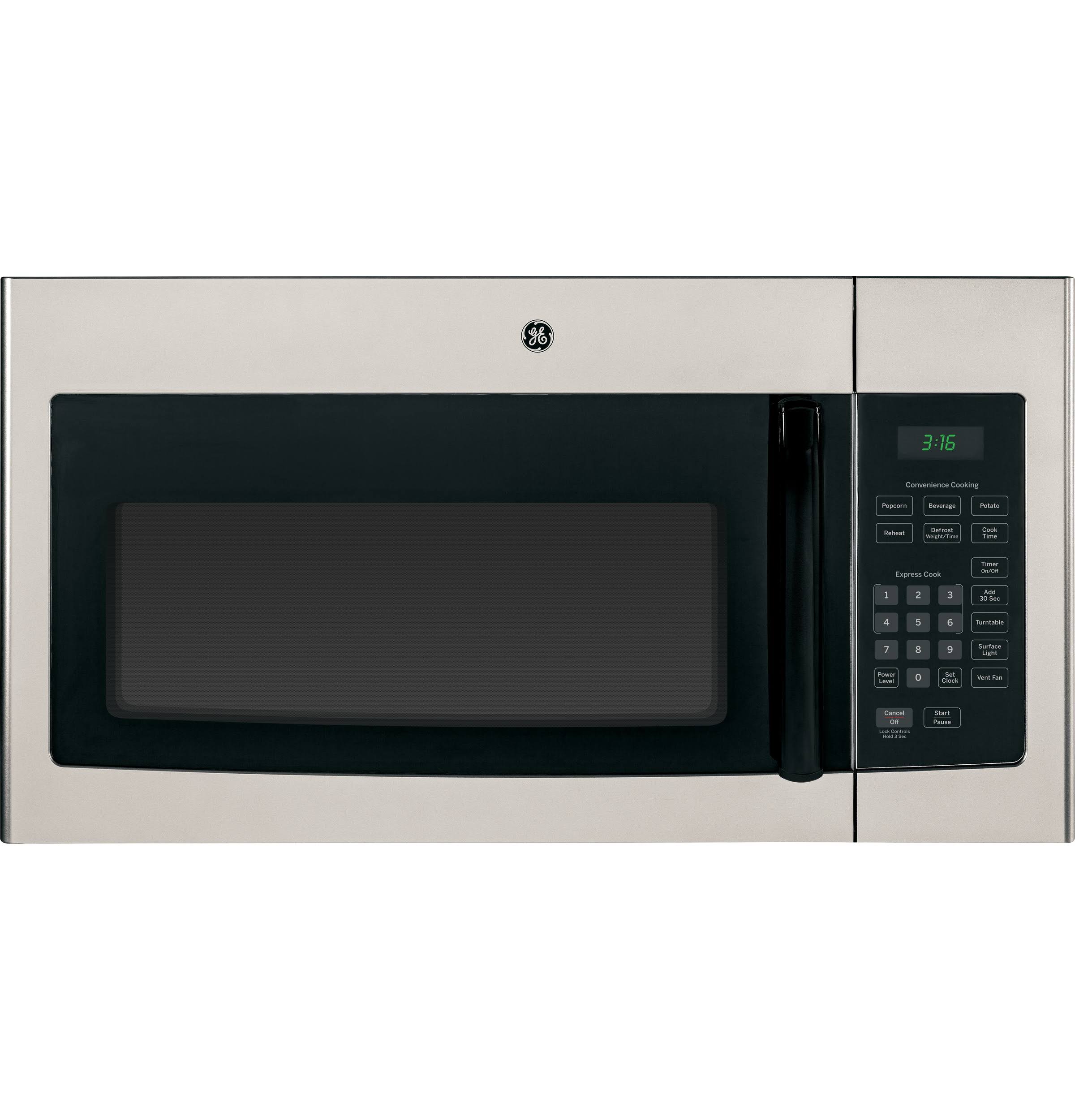 GE JNM3161MFSA 1.6 Cu. ft. Silver Over-the-range Microwave Oven