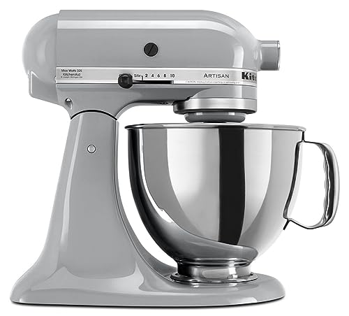 KitchenAid Artisan Series 5 Quart Tilt Head Stand Mixer with Pouring Shield KSM150PS, Removable bowl, Aqua Sky