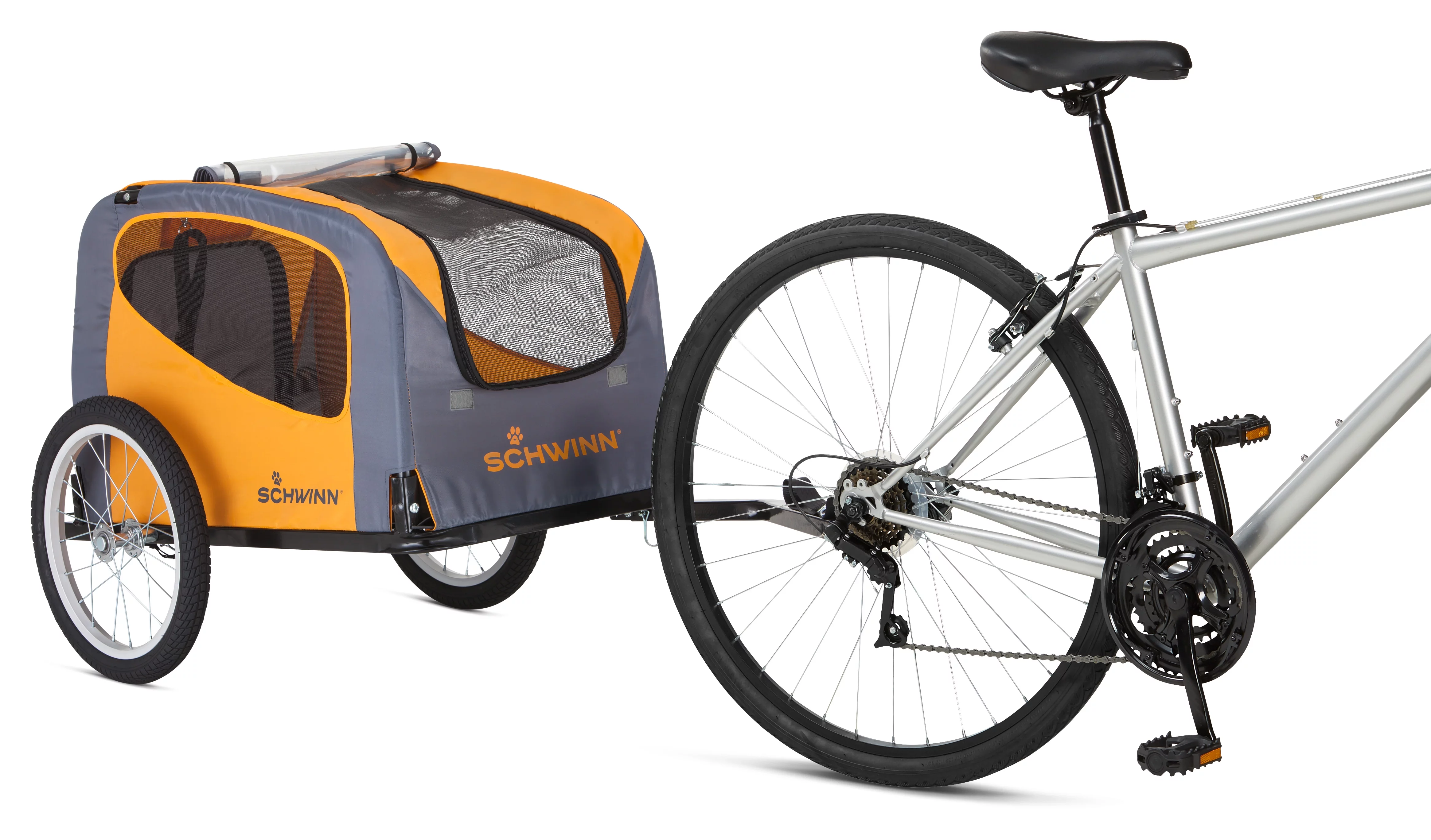 Schwinn Rascal Bike Pet Trailer, Orange