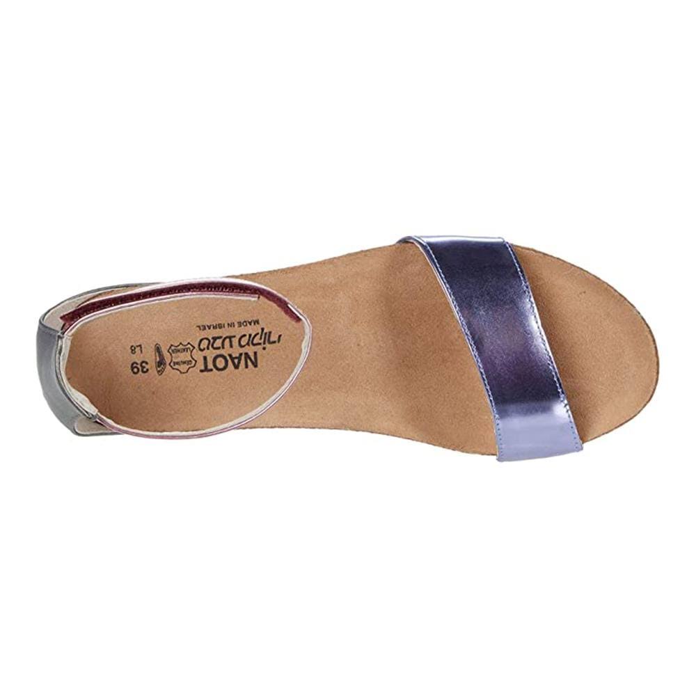 Naot Pixie Beige Lizard / Silver Threads / Rose Gold / 42