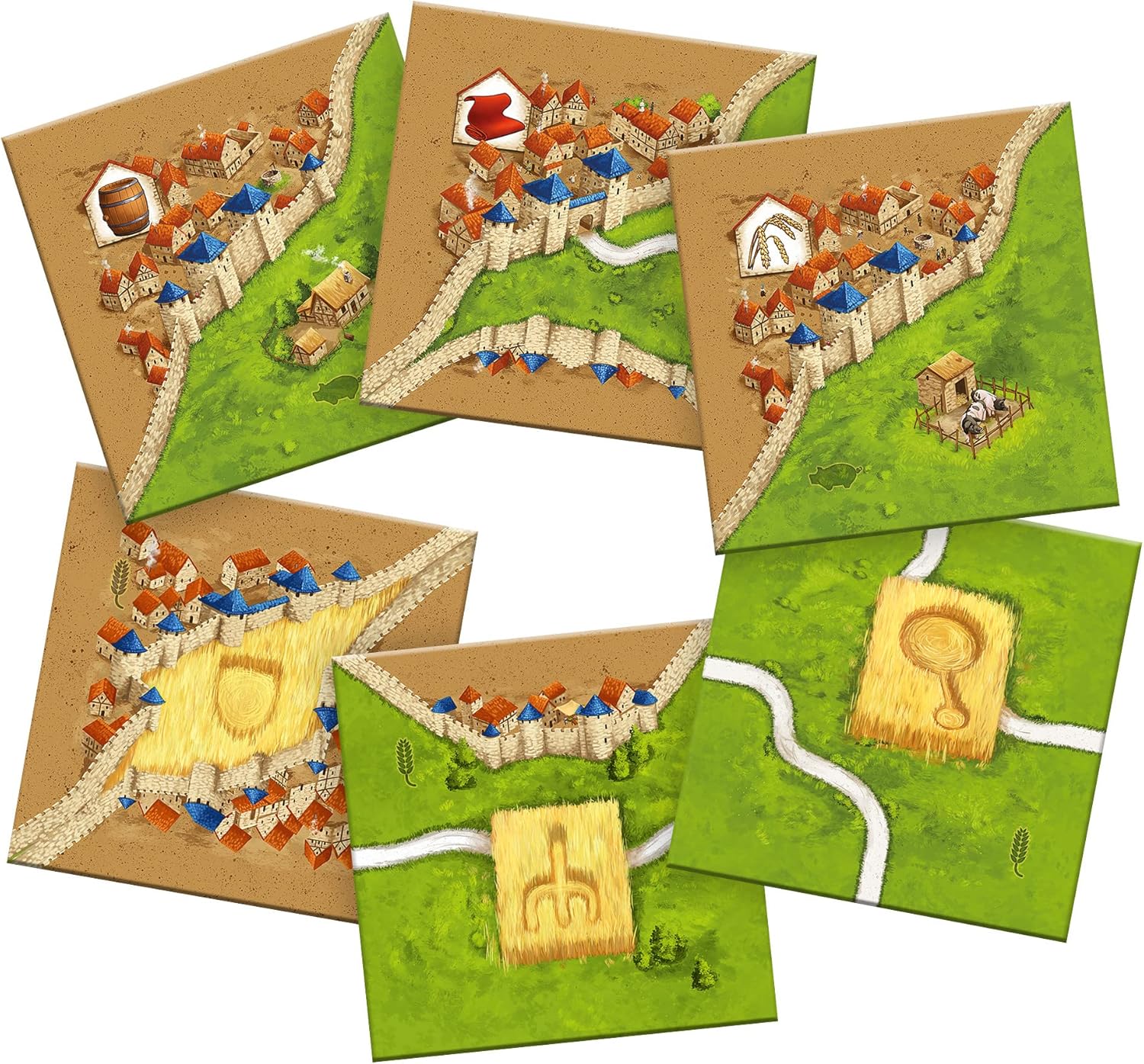 Carcassonne Board Game Big Box (BASE GAME & 11 EXPANSIONS) | Family Board Game | Board Game for Adults and Family | Medieval Strategy Board Game | Ages 7 and up | 2-6 Players | Made by Z-Man Games