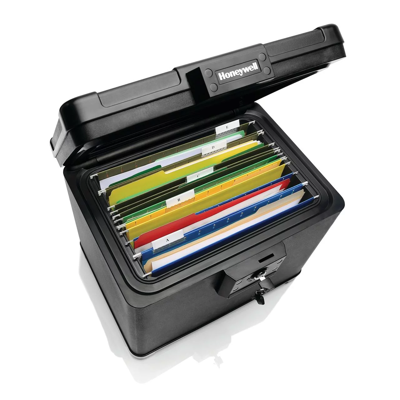 Honeywell Safes, Waterproof 30 Minute ETL Fire Letter Size File Key Locked Chest Safe, 1506