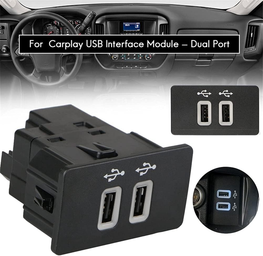Dual USB Interface Module,MoreChioce USB Audio Interface Hub Module HC3Z-19A387-E HC3Z-19A387-B HC3Z-19A387-D Fit for FordC-Max 2017,Expedition 2017,F-250 F-350 F-450 F-550 SuperDuty 2017
