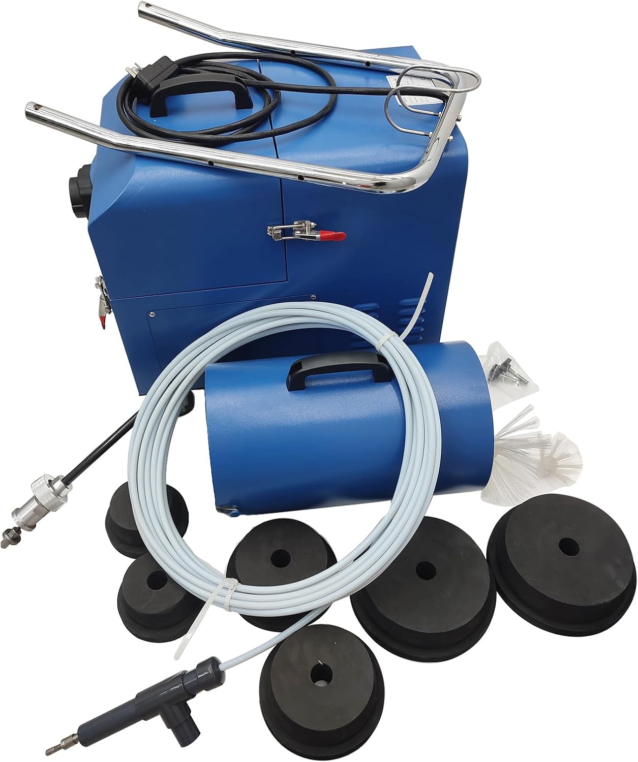 Fresh Air Duct Cleaning Machine Household Fresh Air System Ventilation Duct Cleaner 220V Pipeline Sweeping Suction Dust Removal Integrated Machine 0-1400 RPM Stepless Speed Rigulation