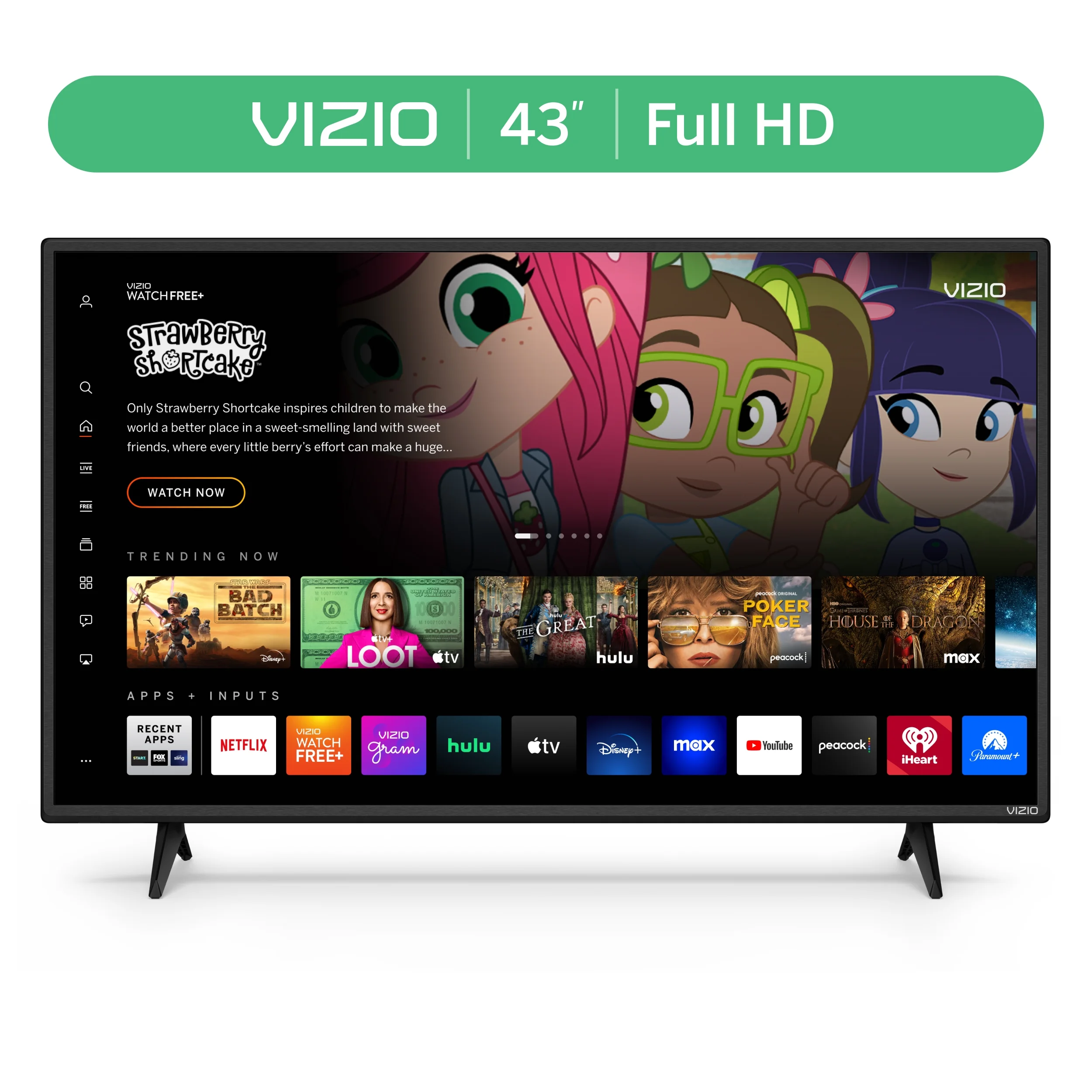 VIZIO 43 Class D-Series FHD LED Smart TV D43f-J04