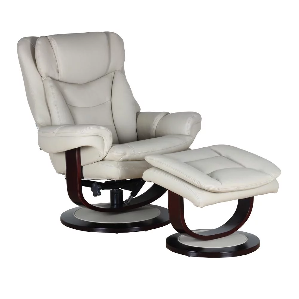 Barcalounger Roscoe Swivel Pedestal Recliner w/Ottoman