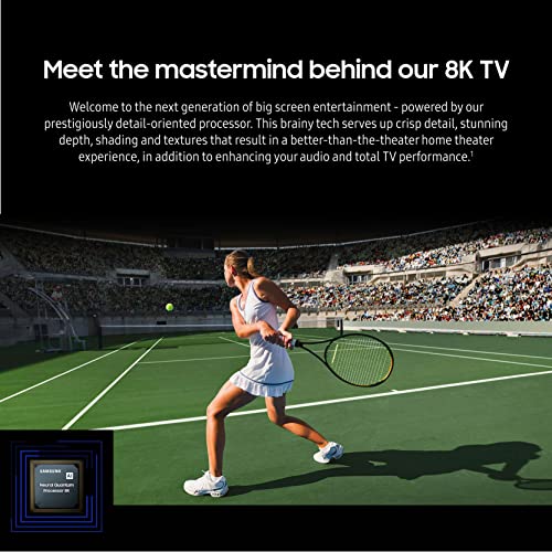 SAMSUNG Neo QLED 8K QN800C Series Mini LED Quantum HDR Smart TV with Ultra Slim Design, Dolby Atmos, Object Tracking Sound+, Q-Symphony 3.0, Alexa Built-in (QN85QN800CFXZA, 2023 Model) (Renewed)