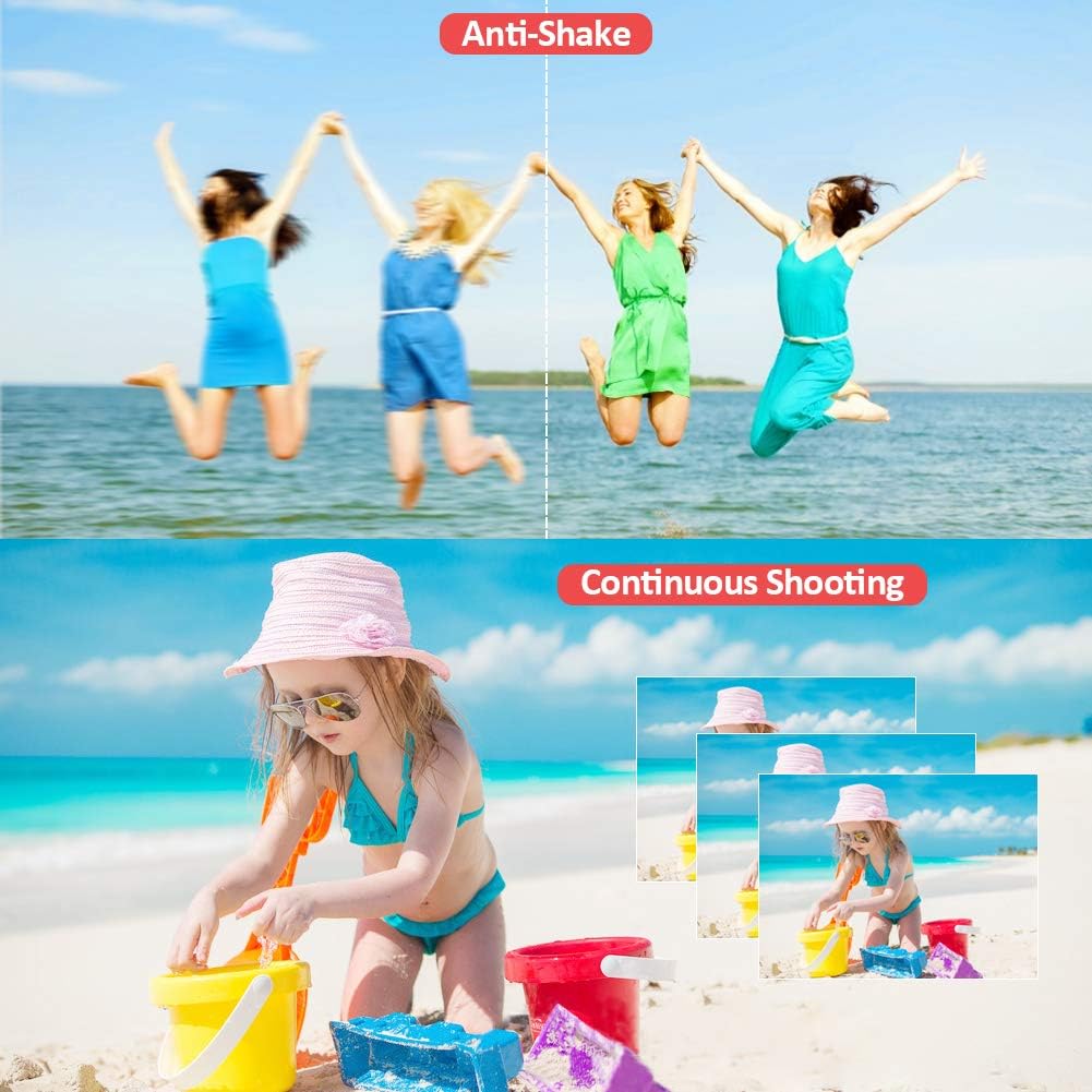 30 MP Digital Camera HD Mini Pocket Camera Cheap Camera 2.7 Inch LCD Screen Camera with 8X Digital Zoom Compact Cameras for Adult, Kids, Beginners with 32GB SD Card and 2 Batteries Pack of 2