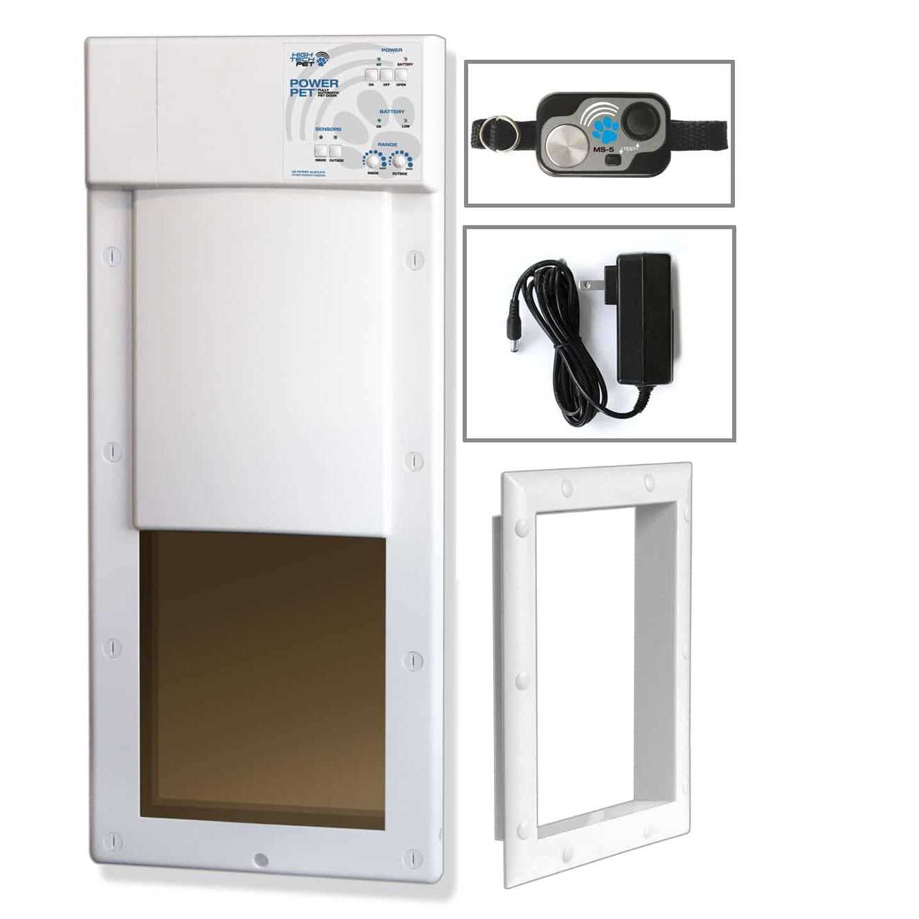 High Tech Pet WiFi Enabled Smartphone Controlled Automatic Dog and Cat Door - Pet Supplies online store