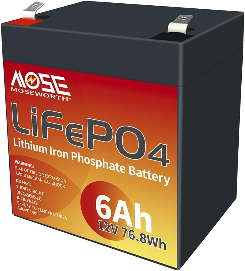 24V Lithium Battery 60Ah Lifepo4 Trolling Motor RV Battery Replacement Built-in BMS Last Longer Replace Your SLA Perfect for Backup Power and Off Grid Applications