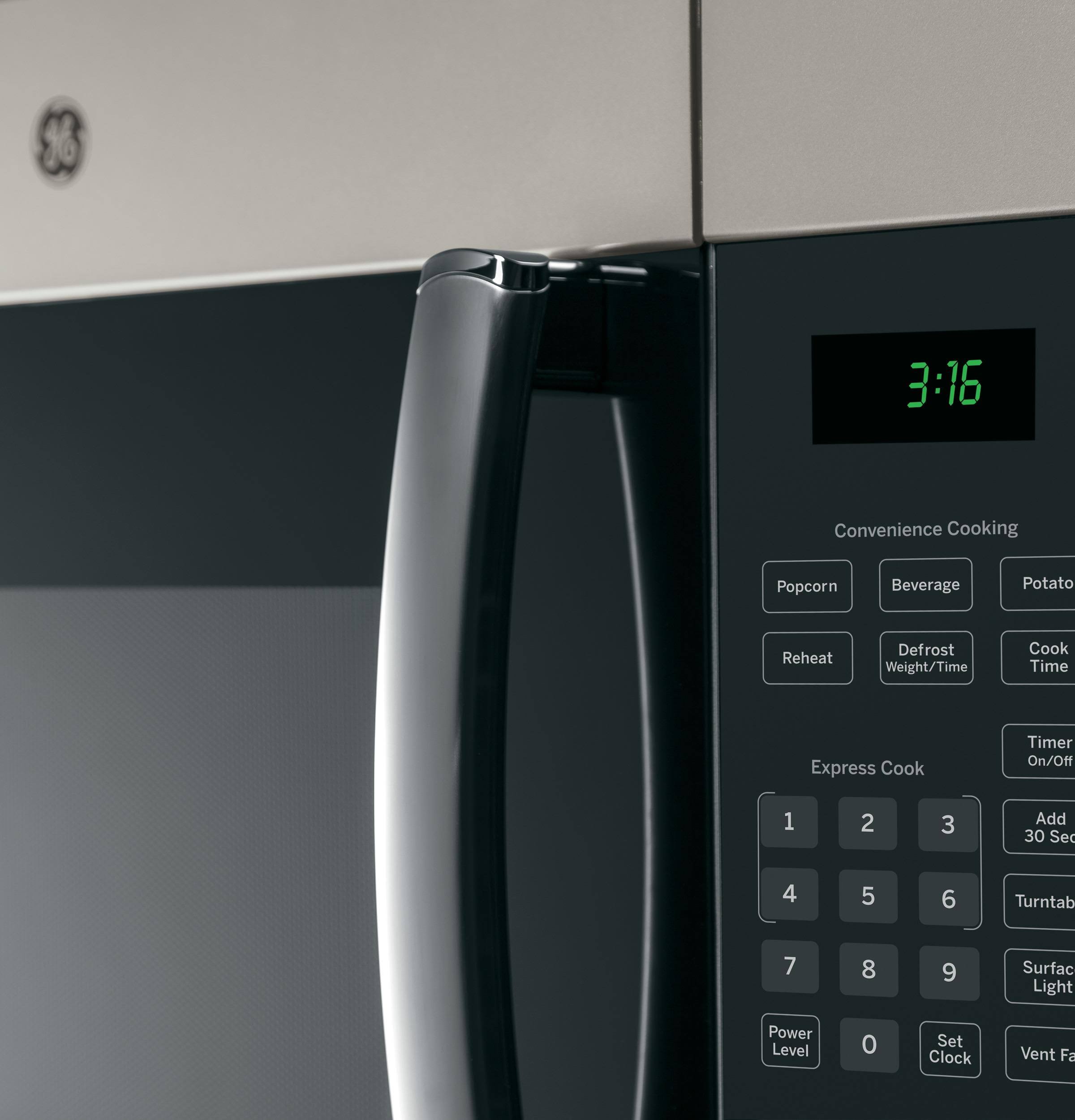 GE JNM3161MFSA 1.6 Cu. ft. Silver Over-the-range Microwave Oven